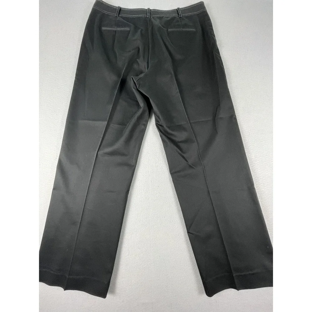 Isabella DeMarco Pants‎ Womens 14 Black Dress Trousers Stretch Straight Leg